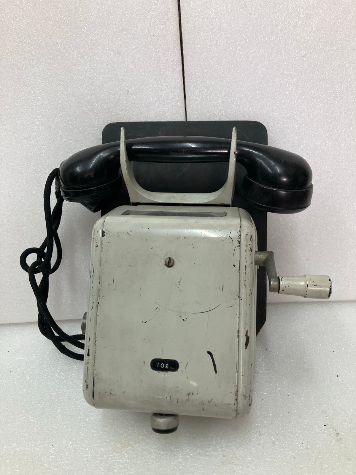 Antieke PTT Telefoon met Draaizwengel - 1953, Ophalen of Verzenden