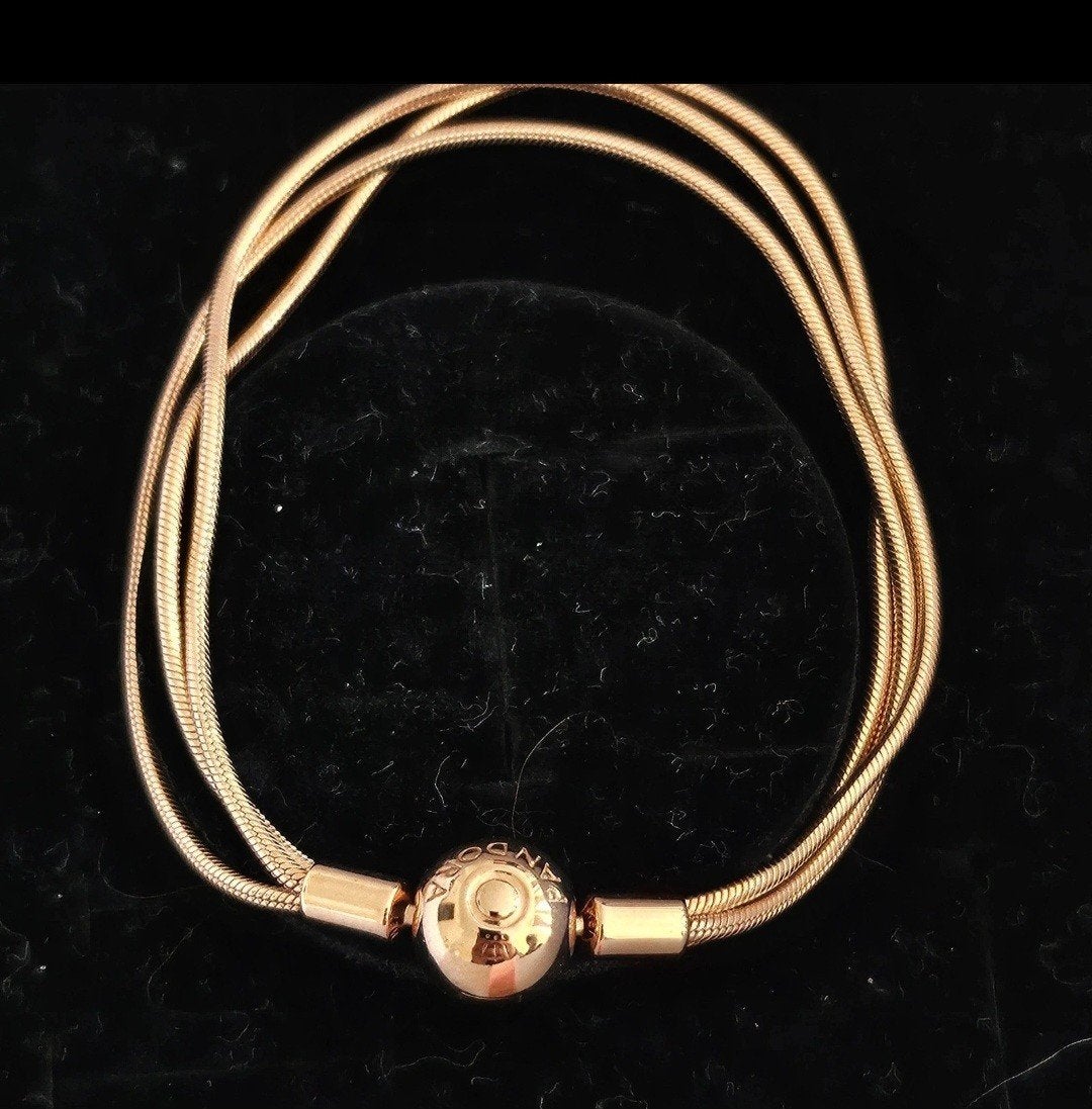 Pandora Armband Rose Goud Verguld - 17 cm - Nieuw, Ophalen of Verzenden, Nieuw, Roze, Overige materialen