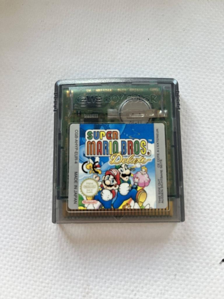 Gameboy Color - Super Mario Bros deluxe, Spelcomputers en Games, Games | Nintendo Game Boy, Avontuur en Actie, Gebruikt, 1 speler