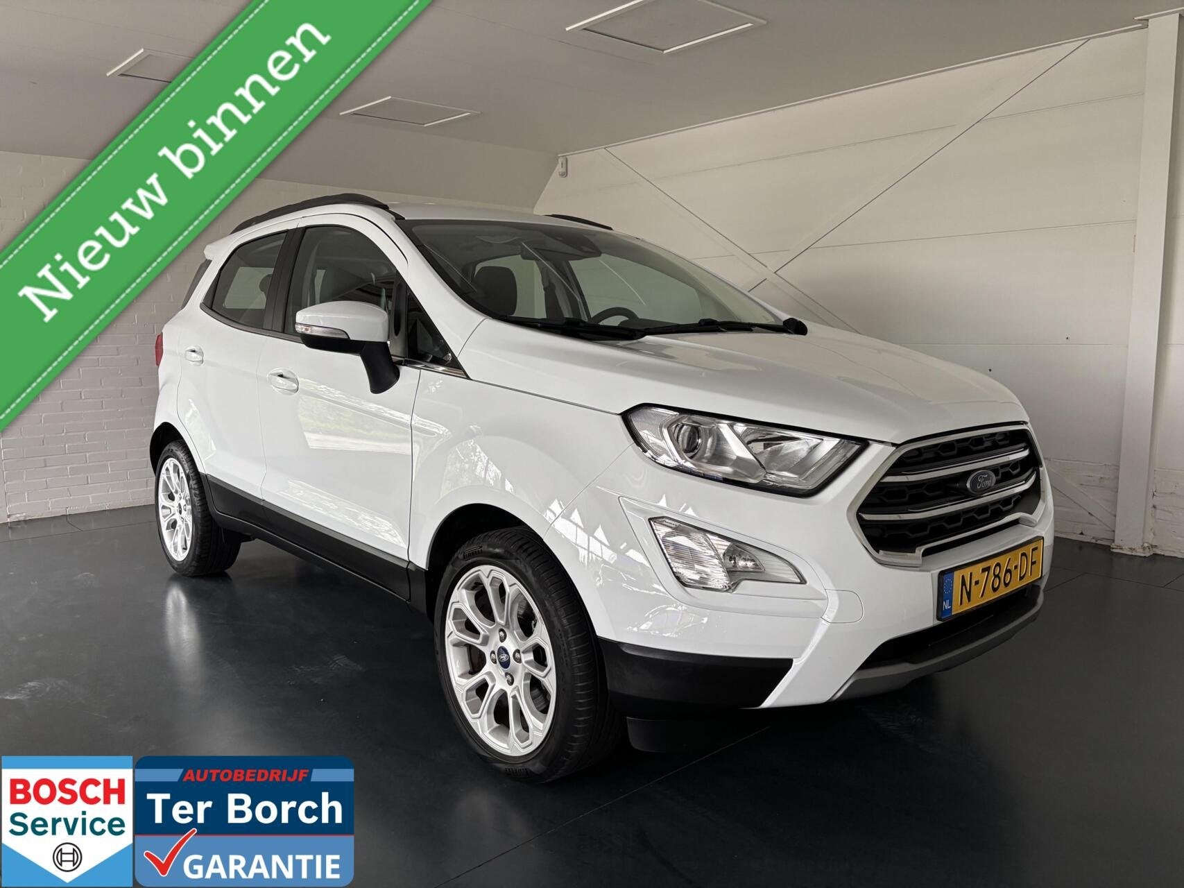 Ford EcoSport 1.0 EcoBoost Titanium,17", LED, Trekhaak, Auto's, Voorwielaandrijving, 125 pk, Gebruikt, Euro 6