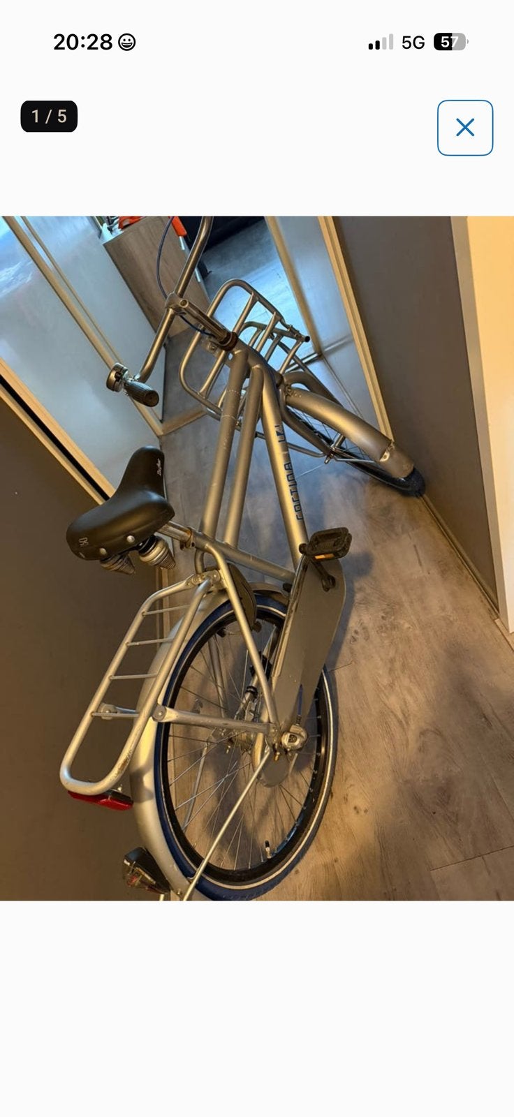 Cortina jongens fiets 24 inch, Ophalen, Terugtraprem, Versnellingen, Gebruikt