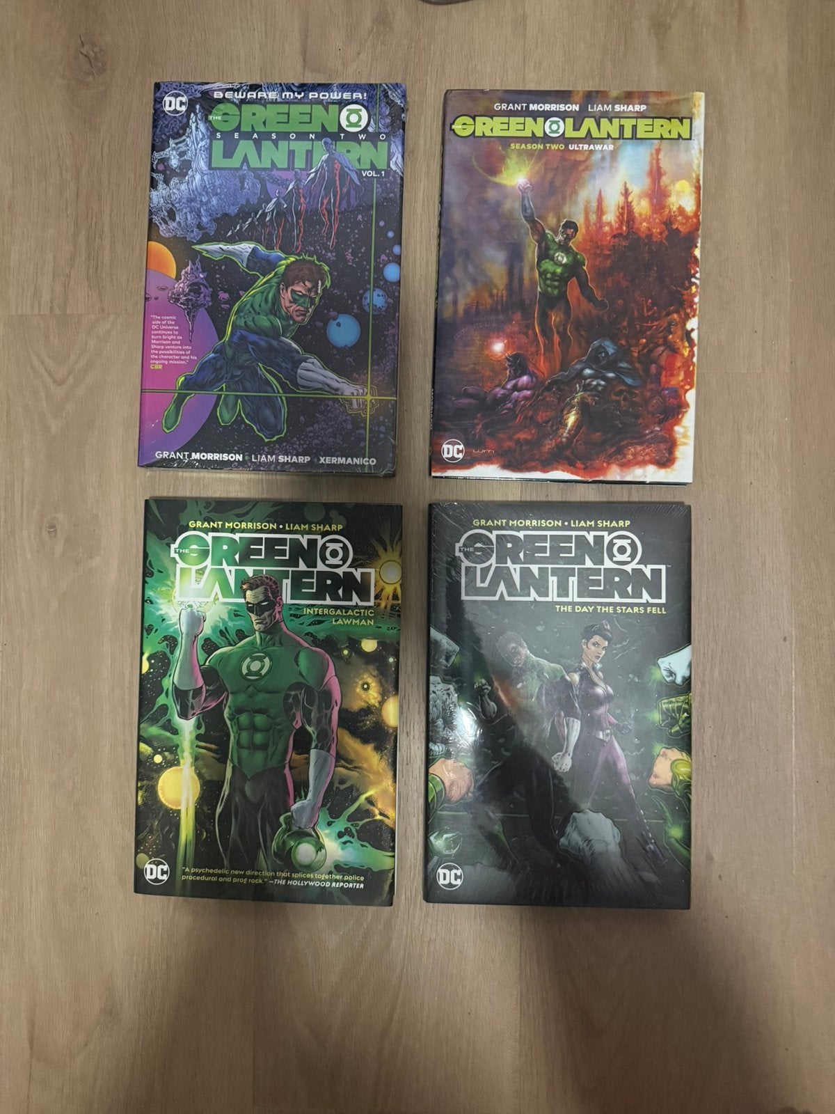 Green lantern by Grant Morrison complete set 4 hardcovers, Complete serie of reeks, Ophalen of Verzenden, Zo goed als nieuw, Amerika