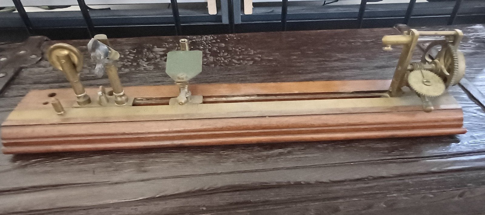 Te koop Antieke textieldraad-sterkte meter., Ophalen