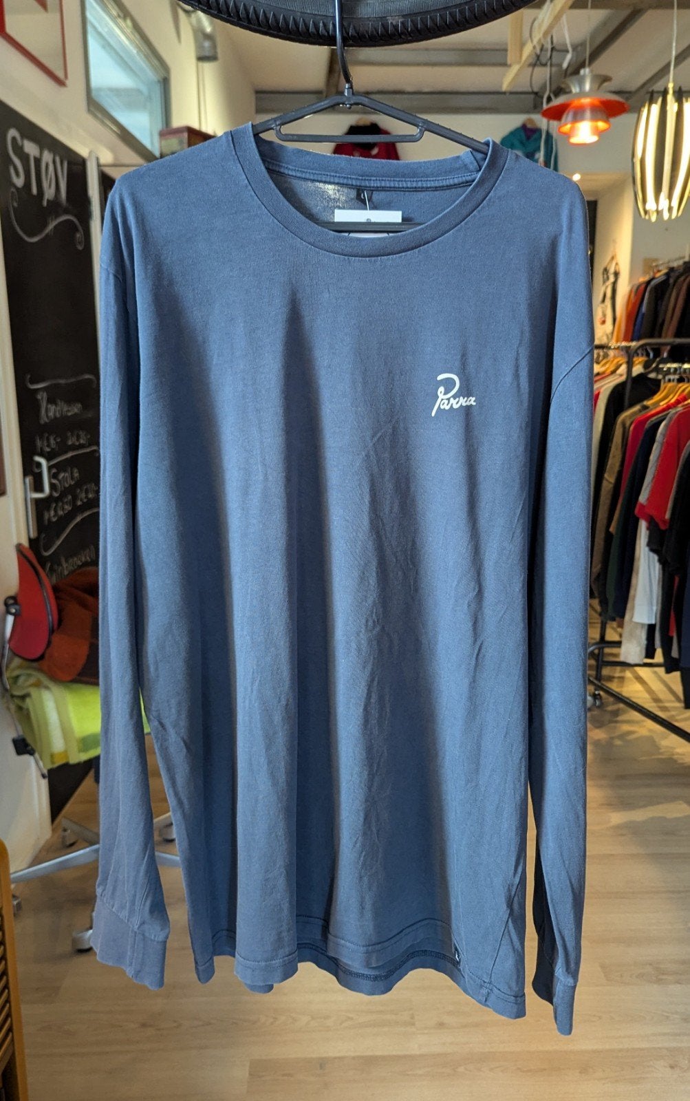 By Parra Longsleeve Shirt - "Solitaire" - Maat L, Maat 52/54 (L), Blauw, Parra, Ophalen of Verzenden