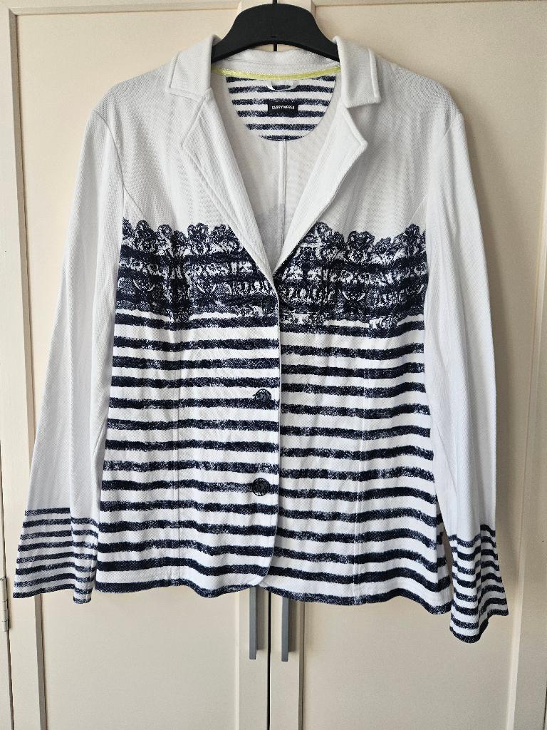 Gerry Weber jasje maat 46 zgan, Wit, Maat 46/48 (XL) of groter, Ophalen of Verzenden, Zo goed als nieuw