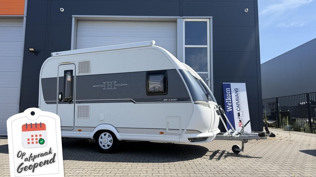 Hobby De Luxe 400 SFE Mover-Luifel-Voortent, Caravans en Kamperen, Overige typen, Hobby, Bedrijf, Kachel