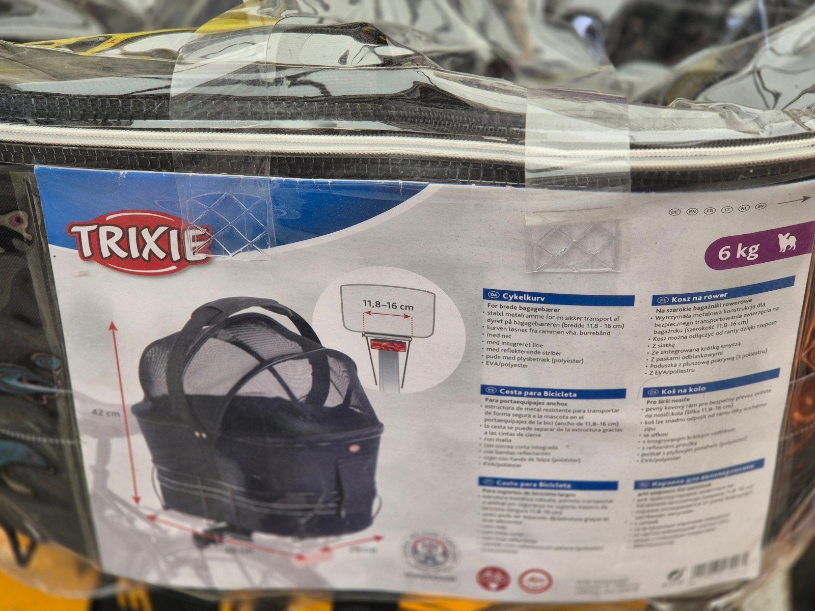 Nieuwe Trixie hondenfietsmand - Slechts één keer geprobeerd, Ophalen, Trixie, Minder dan 20 kg, Zo goed als nieuw