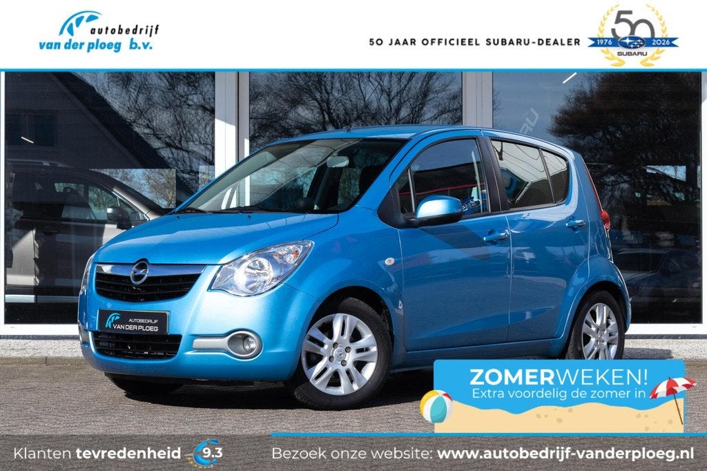Opel Agila 1.0 Edition | Airco | Trekhaak | Lichtmetalen vel, Auto's, Opel, Voorwielaandrijving, Euro 5, Stof, Gebruikt