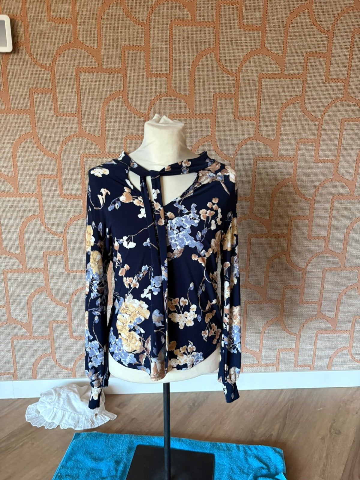 Ralph lauren blouse tuniek m, Ophalen of Verzenden, Zo goed als nieuw, Blauw