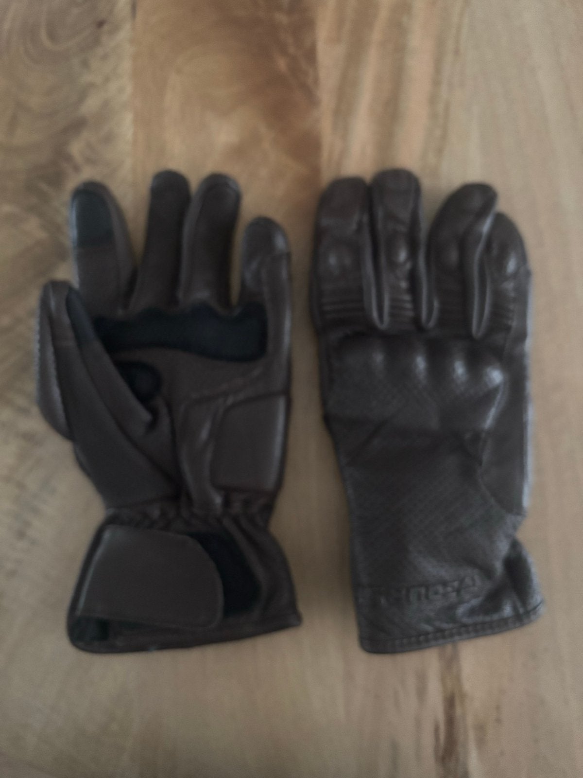 Nieuwe bruine leren motorhandschoenen dames - Maat S, Ophalen of Verzenden, Nieuw zonder kaartje, Dames, Handschoenen