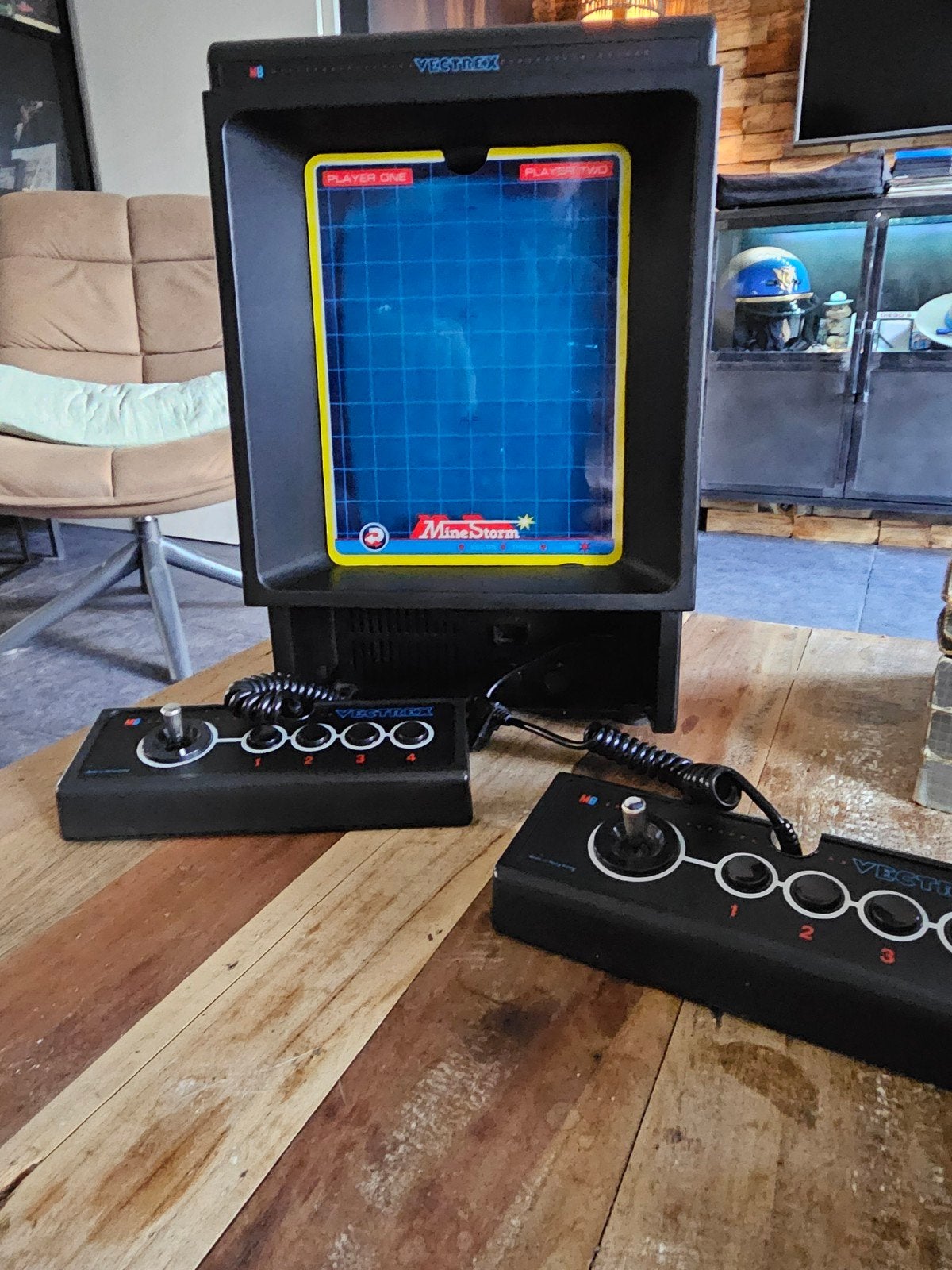 MB Vectrex Video Computer System met 11 spellen, Ophalen, Overige merken, Gebruikt