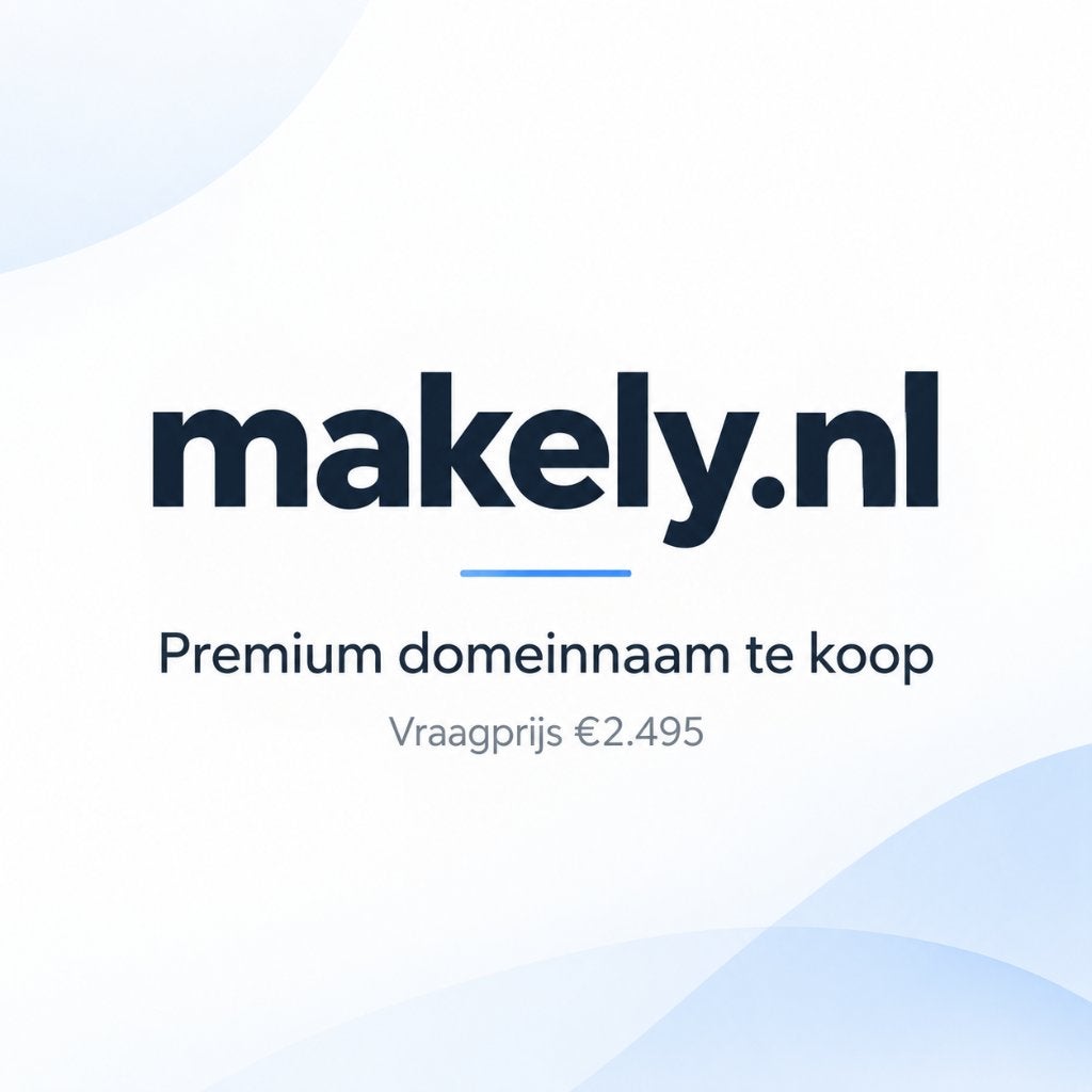 Makely punt nl – premium domeinnaam te koop, Ophalen