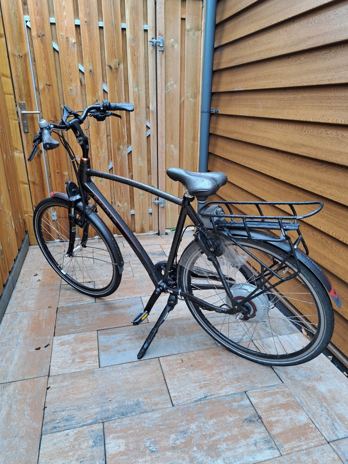 Sparta RXS ION E-bike Zwart/Rood – 61 cm, Ophalen, Sparta, Gebruikt, 59 cm of meer