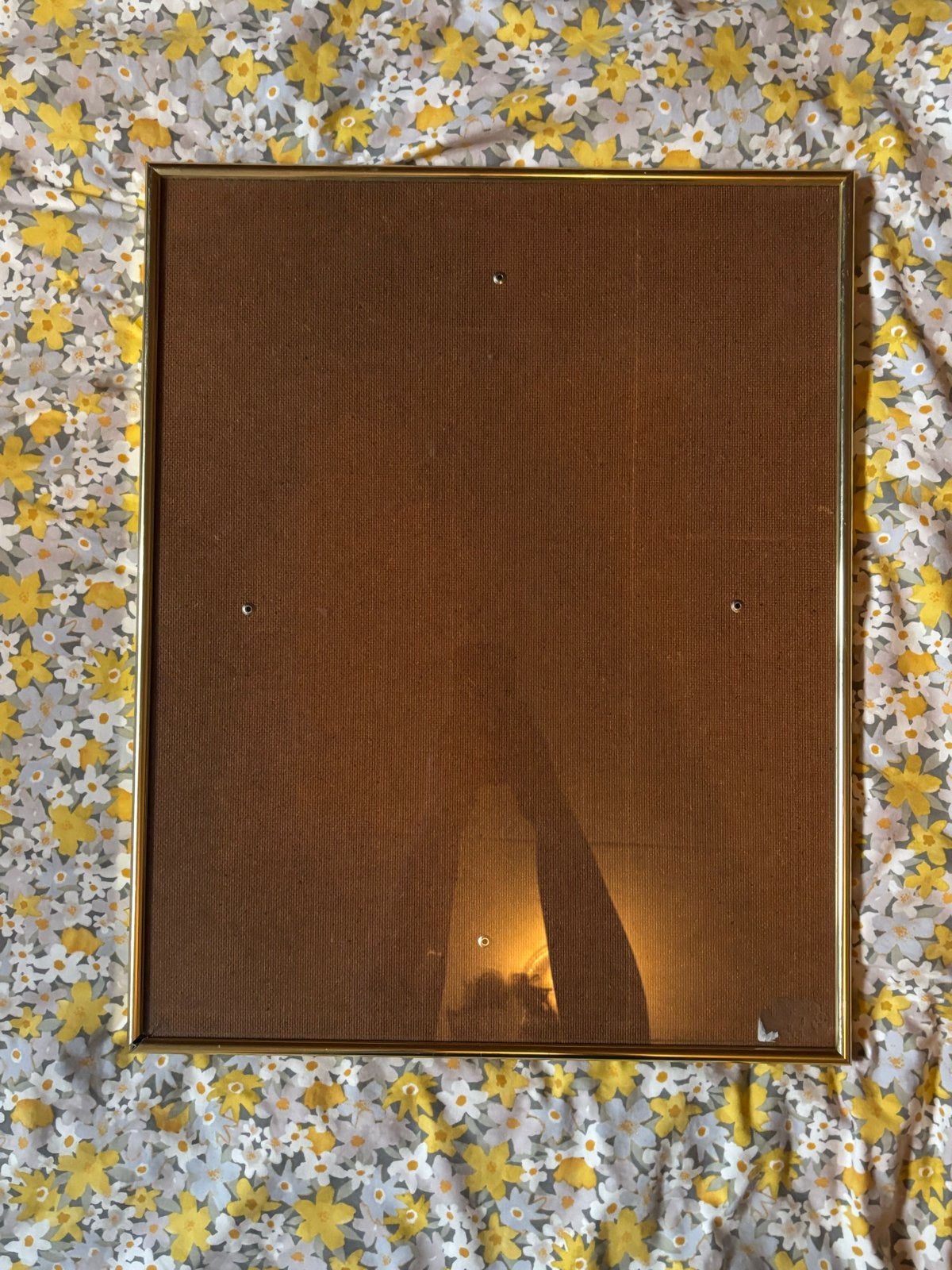 Gouden fotolijst 40x50cm, Ophalen, Gebruikt, Fotolijst, Goud