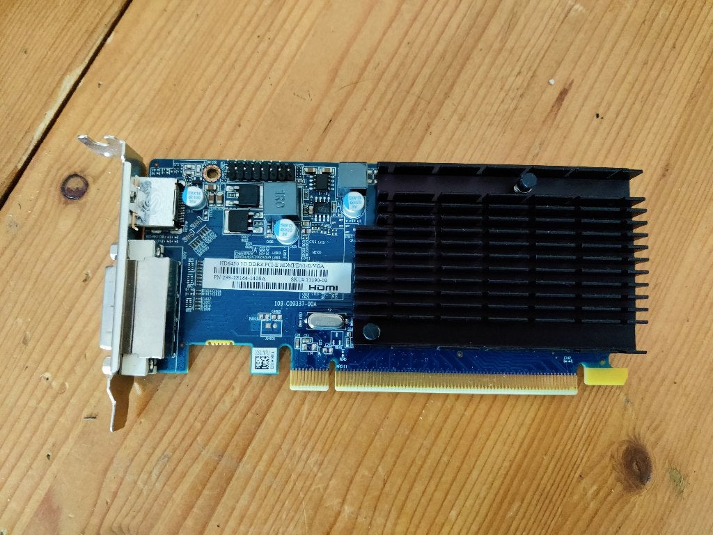 ATI HD6450 1G DDR3 PCE-E HDMI DVI - laag profiel [K445] 16-9, Computers en Software, AMD, Ophalen of Verzenden, HDMI, PCI-Express 5