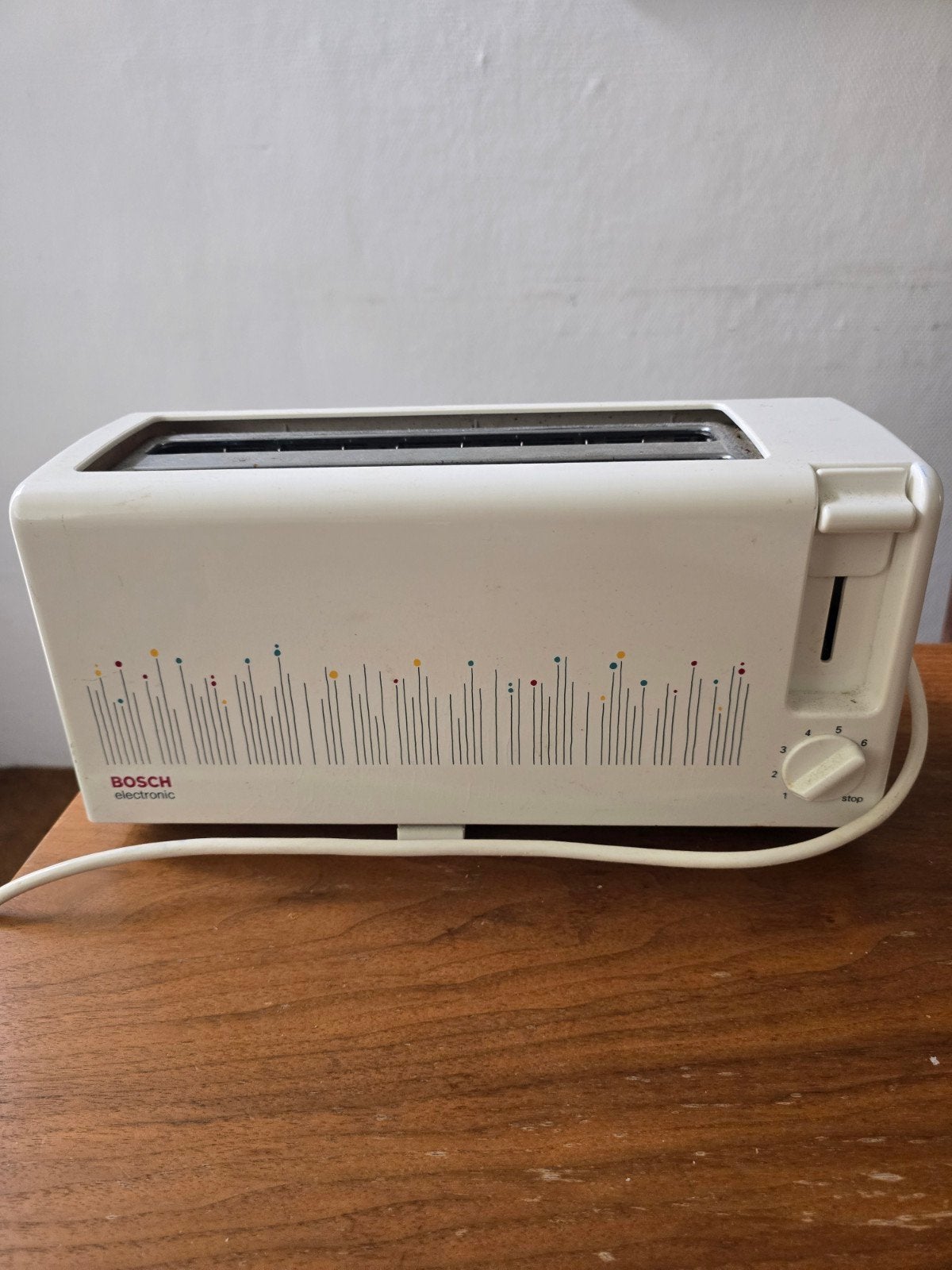 Bosch Electronic broodrooster - Vintage design, Ophalen of Verzenden, Gebruikt