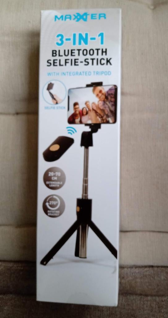 Selfiestick MaxXter, Audio, Tv en Foto, Ophalen of Verzenden, Nieuw, Driepoot