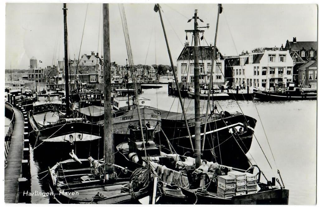 Harlingen - Haven, Verzenden, 1960 tot 1980, Gelopen, Friesland