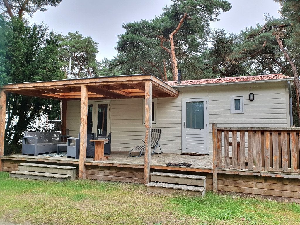 Chalet stacaravan te koop 900x400 CV douche kamer keuken slk, Tot en met 4