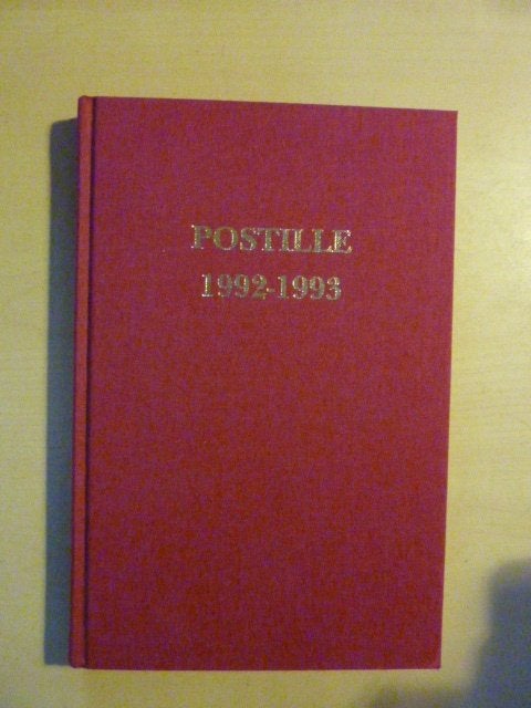 Postille 1992 - 1993, Ophalen of Verzenden, Zo goed als nieuw