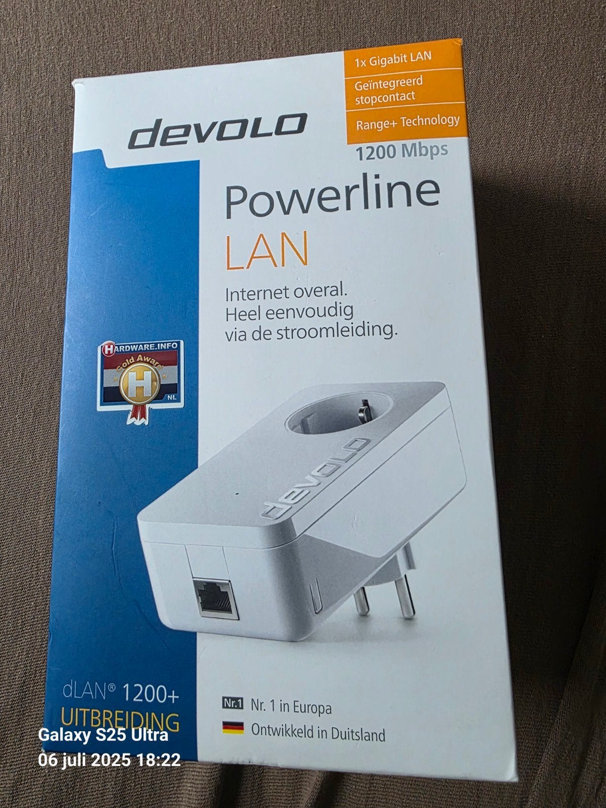 devolo LAN 1200+ Powerline LAN Adapter - Nieuw in doos, Ophalen of Verzenden, Nieuw, Router, Devolo