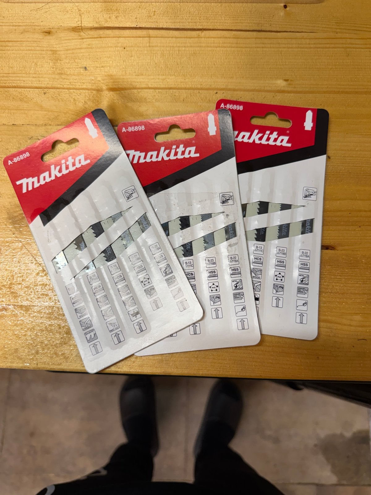 Makita Decoupeerzaagbladen A-86898 - Set van 3, Ophalen of Verzenden, Nieuw, Decoupeerzaag