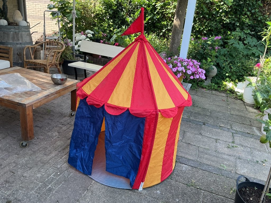 IKEA speeltent circustent kinderen opvouwbaar, Ophalen of Verzenden, Gebruikt