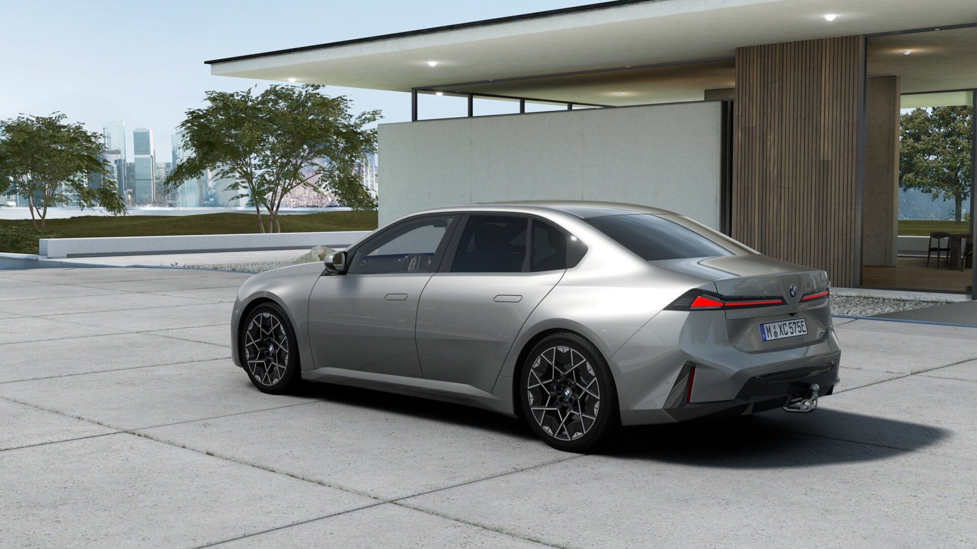 BMW i3 50 xDrive M Sport / Trekhaak / 3D Head-Up / Harman Ka, Auto's, Automaat, Dealer onderhouden, Zwart, Leder