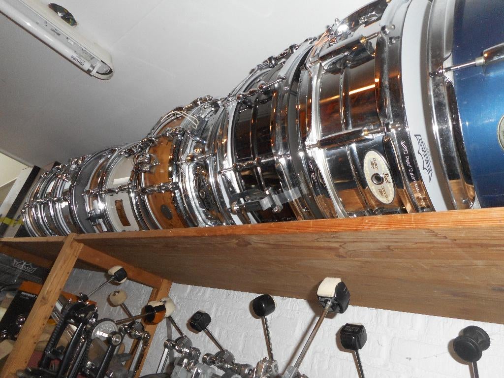 12 Snares : Pearl, Tama, Yamaha, Mapex, Premier, enz...., Muziek en Instrumenten, Drumstellen en Slagwerk, Ophalen, Zo goed als nieuw