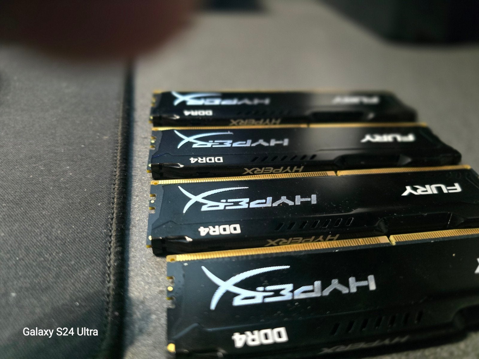 4x 8GB Kingston HyperX Fury DDR4 RAM, Computers en Software, RAM geheugen, Gebruikt, DDR4, 8 GB, Ophalen of Verzenden