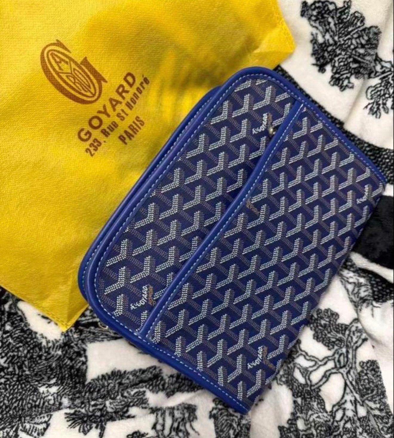 Goyard jouvence bag, Sieraden, Tassen en Uiterlijk, Toilettassen, Ophalen of Verzenden, Nieuw, Blauw, Heer