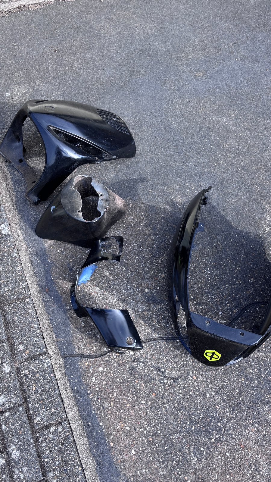 Zip kappenset zwart, Ophalen of Verzenden, Gebruikt, Kap, Piaggio