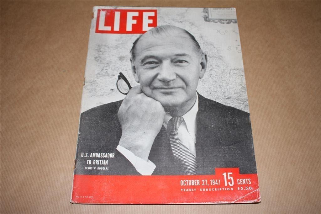 Life Magazine - October 27, 1947 - Vintage advertenties, Boeken, Tijdschriften en Kranten, Ophalen of Verzenden, Gelezen, Damesbladen