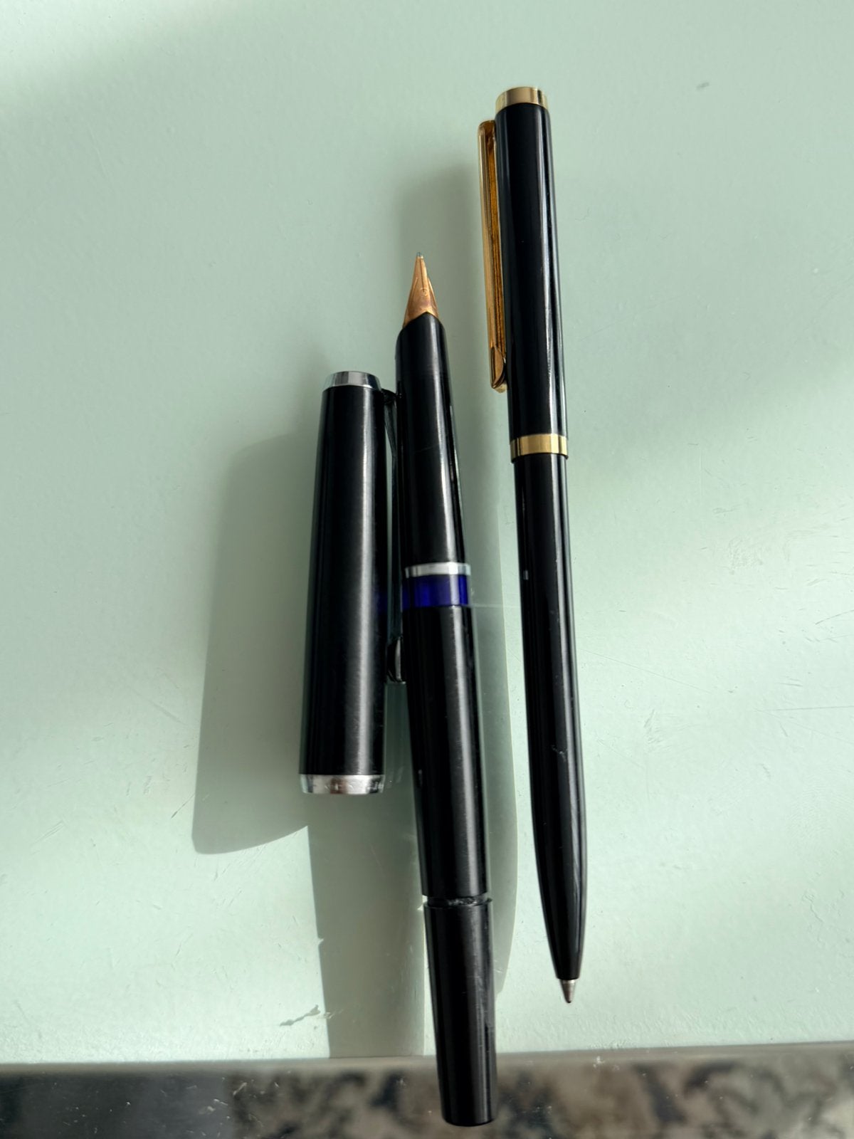 Vintage Pelikan MK 20 vulpen en balpen set - 14k penpunt, Overige merken, Met doosje, Ophalen of Verzenden, Zo goed als nieuw