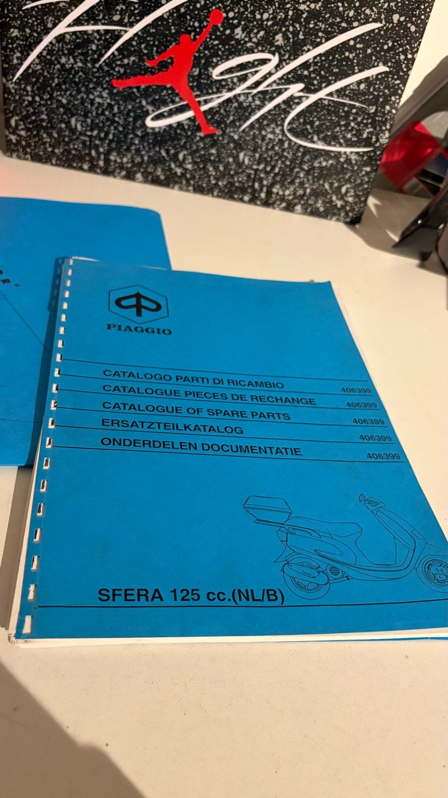 Piaggio Sfera 125 cc. Onderdelen Documentatie (NL/B), Ophalen of Verzenden, Gebruikt