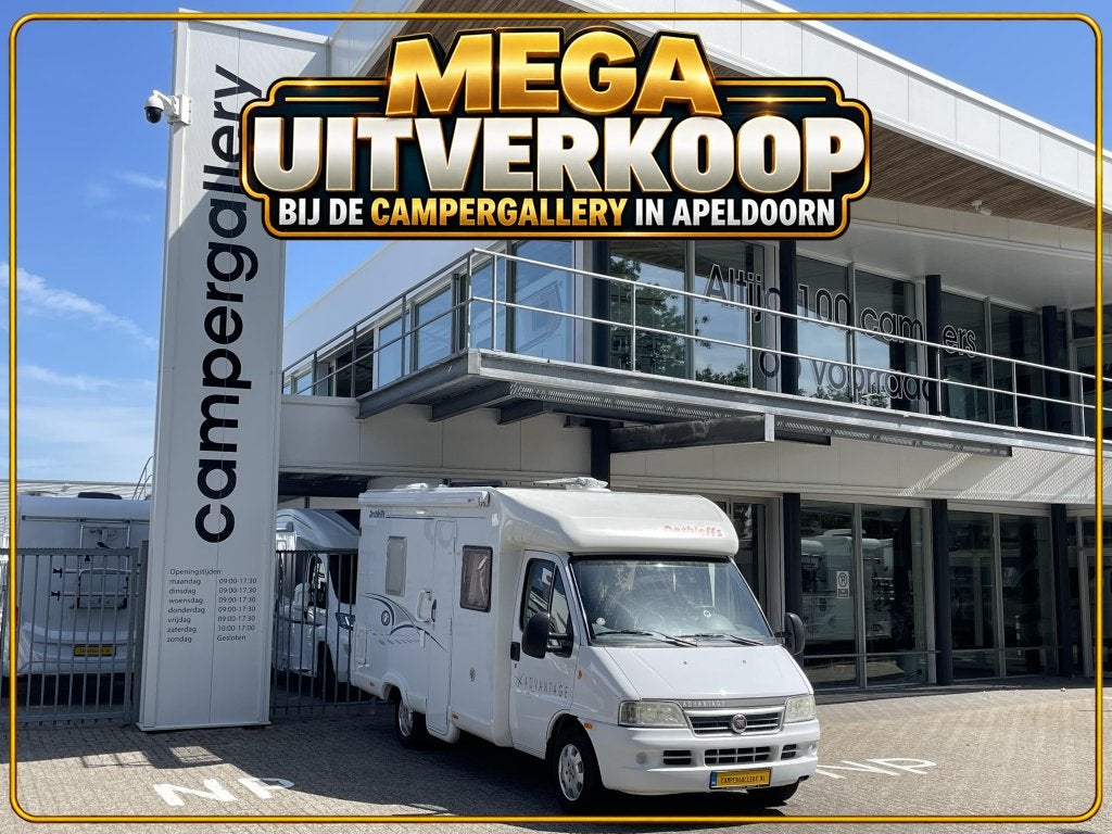 Dethleffs Advantage T5801 FRANSBED FACE TO FACE INRUILKOOPJE, Caravans en Kamperen, Fiat, 6 tot 7 meter, Bedrijf, Boiler