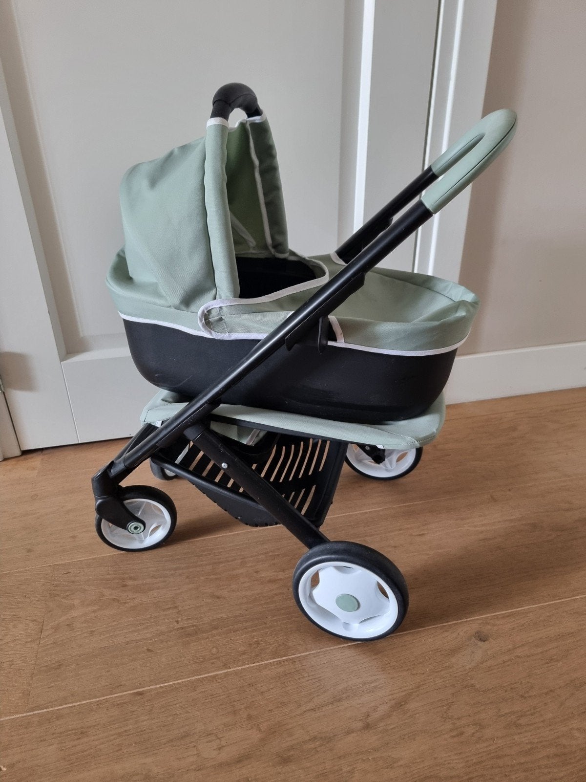 Smoby kinderwagen 3-in-1 voor poppen - mintgroen, Ophalen, Gebruikt, Overige typen