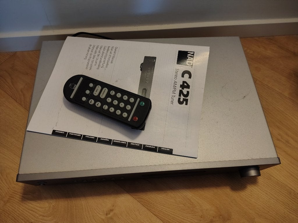 NAD C425 met afstandsbediening, Ophalen, Gebruikt