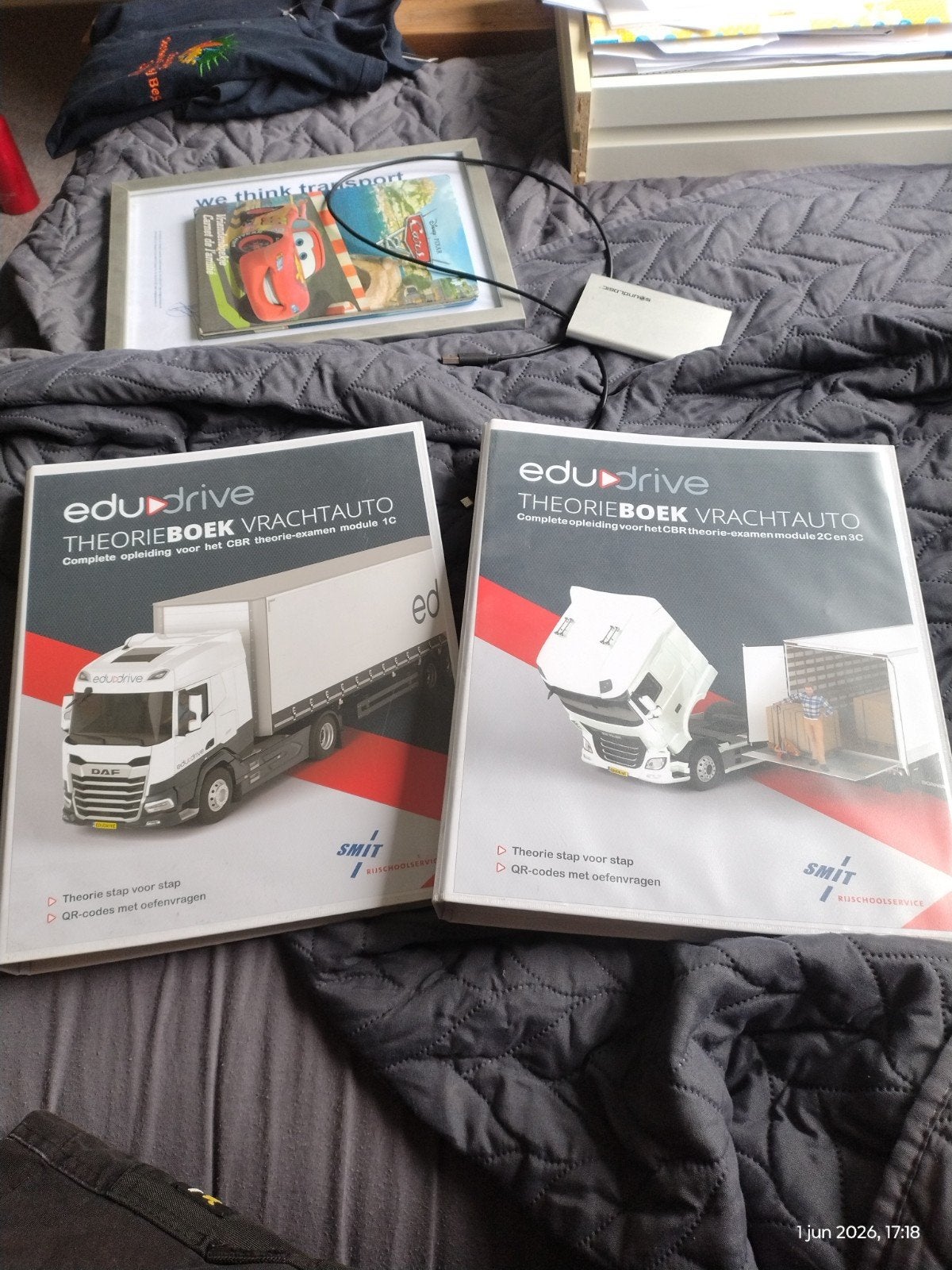 EduDrive Theorieboek Vrachtauto Modules 1C, 2C & 3C, Boeken, Ophalen of Verzenden, Zo goed als nieuw, Overige niveaus, EduDrive