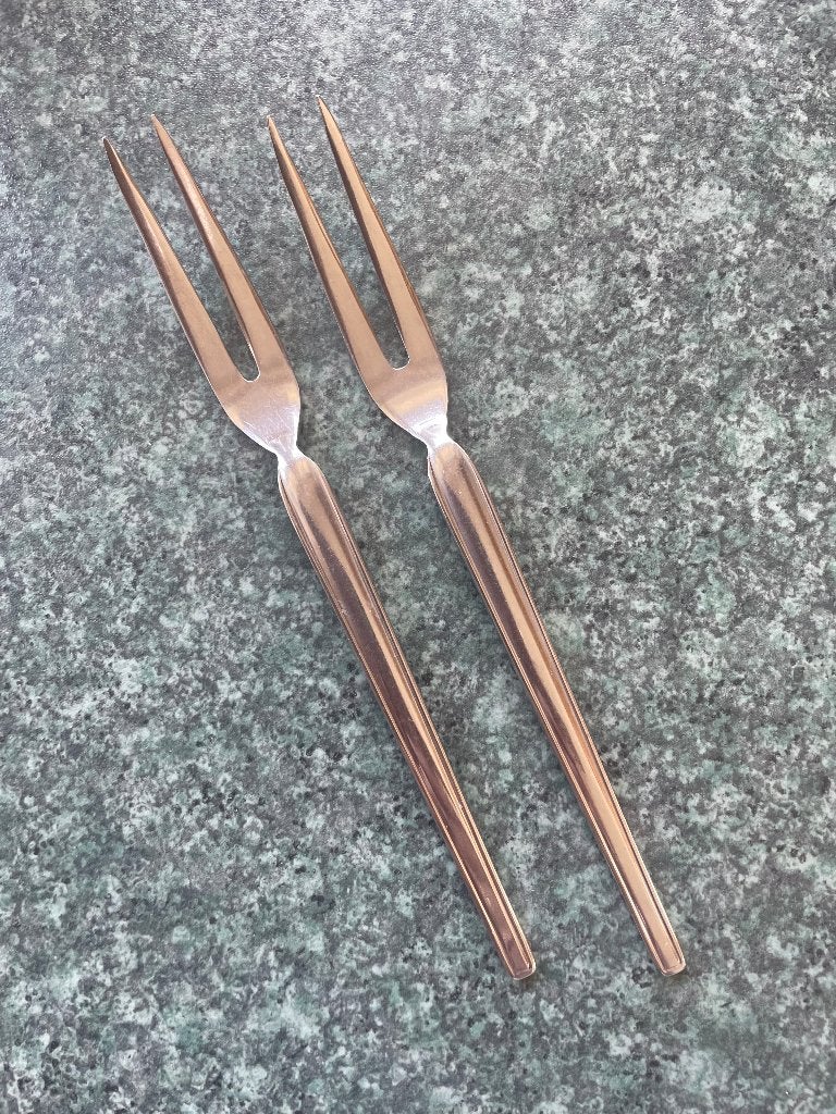 2 Sola Elite beleg vorken. Model Désirée., Huis en Inrichting, Keuken | Bestek, Sola, Nieuw, Ophalen of Verzenden, Rvs of Chroom
