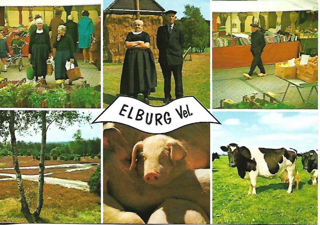 Elburg- -6-luik., Verzenden, 1960 tot 1980, Gelopen, Gelderland