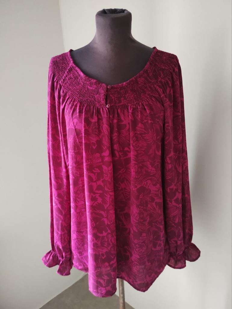 Prachtige Blouse Italy Mode XL, Kleding | Dames, Blouse of Tuniek, Paars, Italy Mode, Ophalen of Verzenden