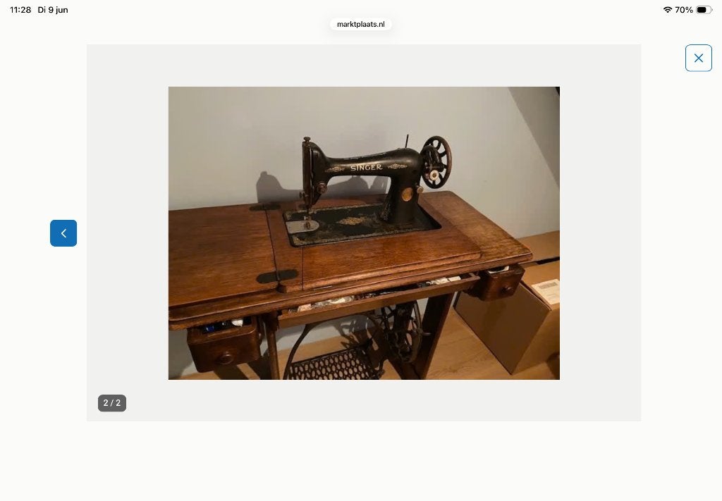 Singer trapnaaimachine, Antiek en Kunst, Antiek | Naaimachines, Ophalen