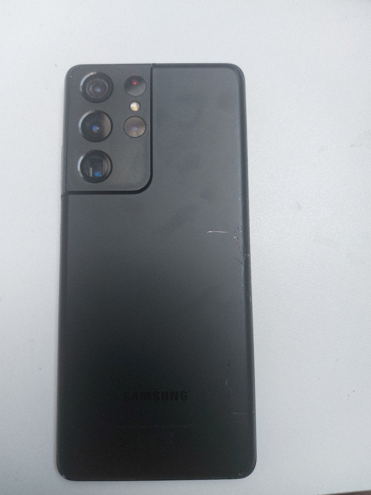 Samsung S21 Ultra 256GB - Achterkant gebroken glas, Telecommunicatie, Mobiele telefoons | Samsung, Gebruikt, Zwart, Touchscreen