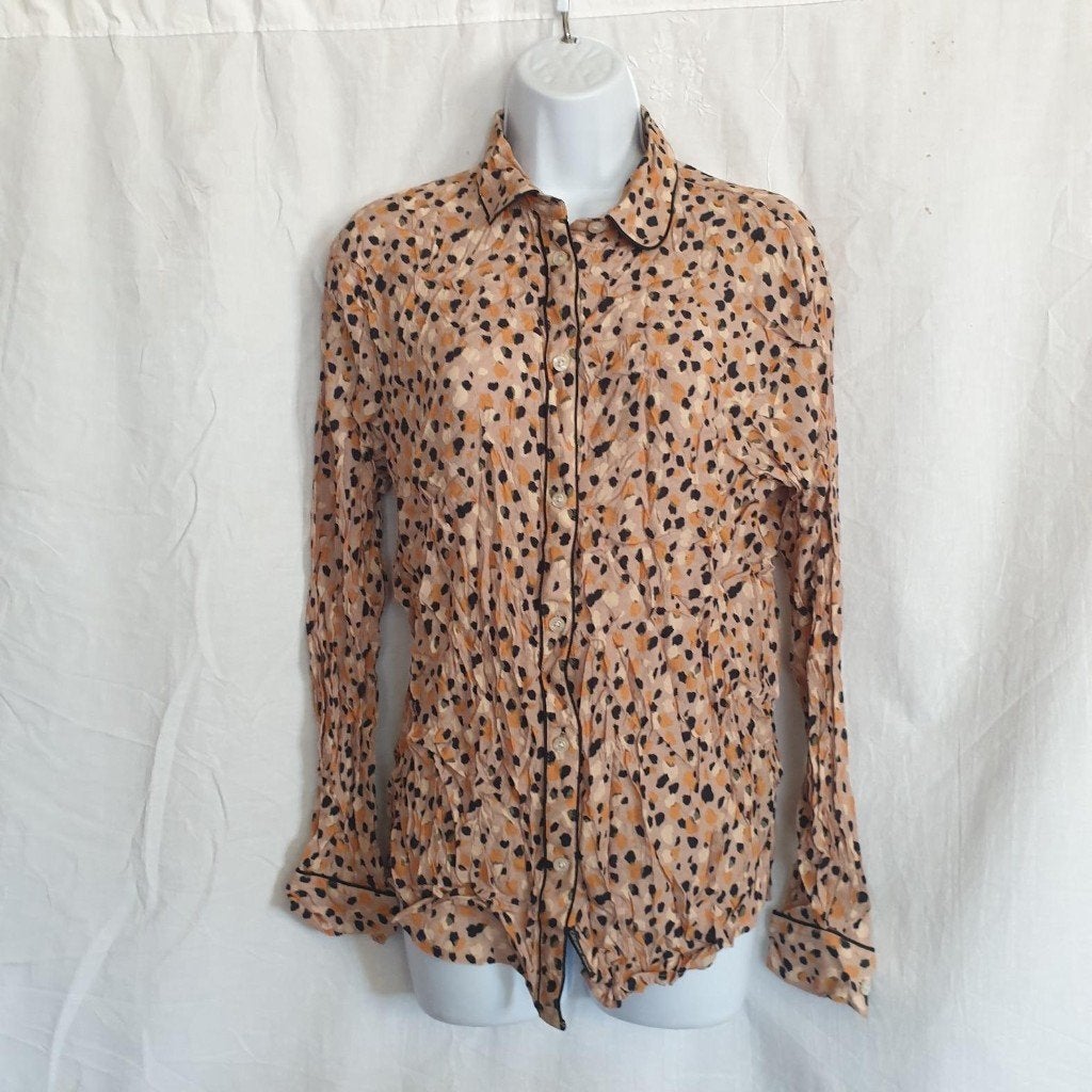 Grappige blouse. Mt S Merk Catwalk Junkie, Bruin, ., Ophalen of Verzenden, Zo goed als nieuw