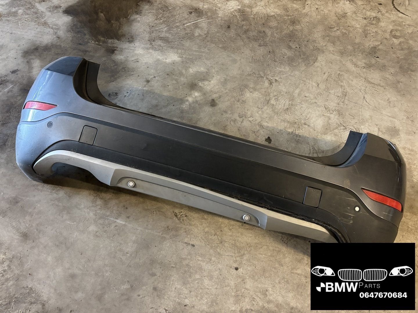 Achterbumper Bmw X1 E84 LCI PDC mineral grau B39, Gebruikt, -, -, Ophalen of Verzenden
