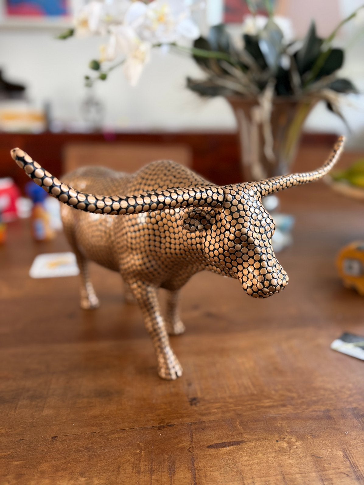 Te koop een mooie design stier Compleet met doos, Ophalen of Verzenden, Zo goed als nieuw