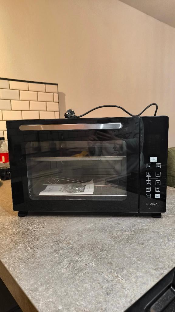 Elektrische oven mini A-Rival, Huis en Inrichting, Keuken | Keukenelementen, Zwart, Zo goed als nieuw, Minder dan 100 cm, 25 tot 50 cm