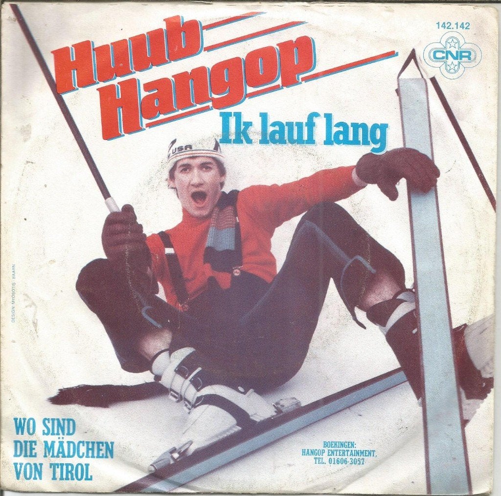 VERKOCHT Huub Hangop – Ik Lauf Lang (1985), Fotohoes, 7 inch, Ophalen of Verzenden, Zo goed als nieuw