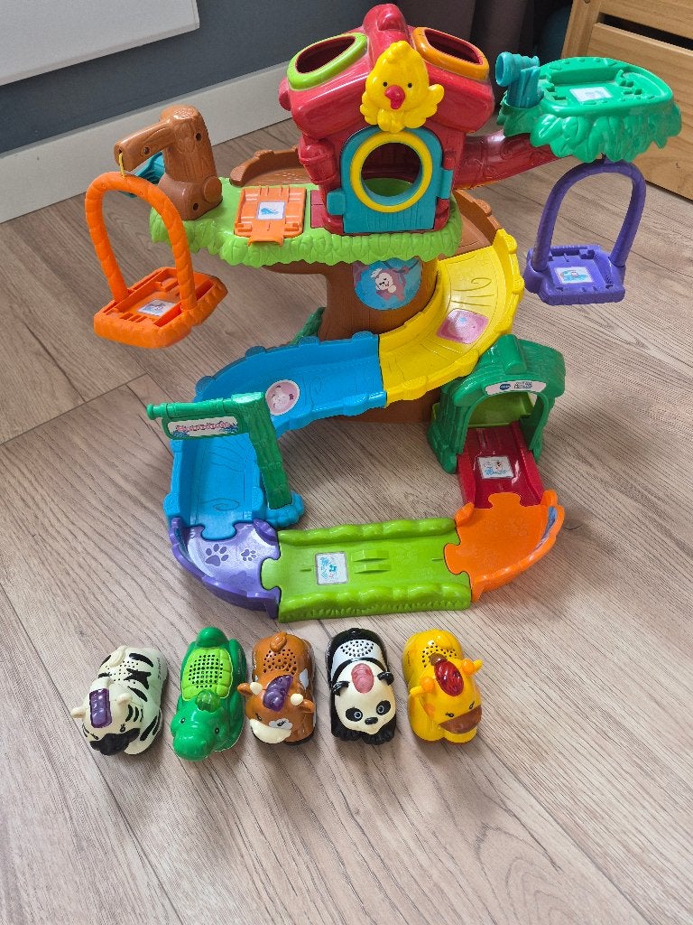 VTech Zoef Zoef Dieren Boomhuis met 5 dieren, Ophalen, Gebruikt, 2 tot 4 jaar